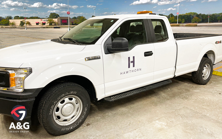 Hawthorn-Mall-Maintenance-Truck-H-Logo—Car-Decal